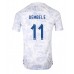 Tanie Strój piłkarski Francja Ousmane Dembele #11 Koszulka Wyjazdowej MŚ 2022 Krótkie Rękawy